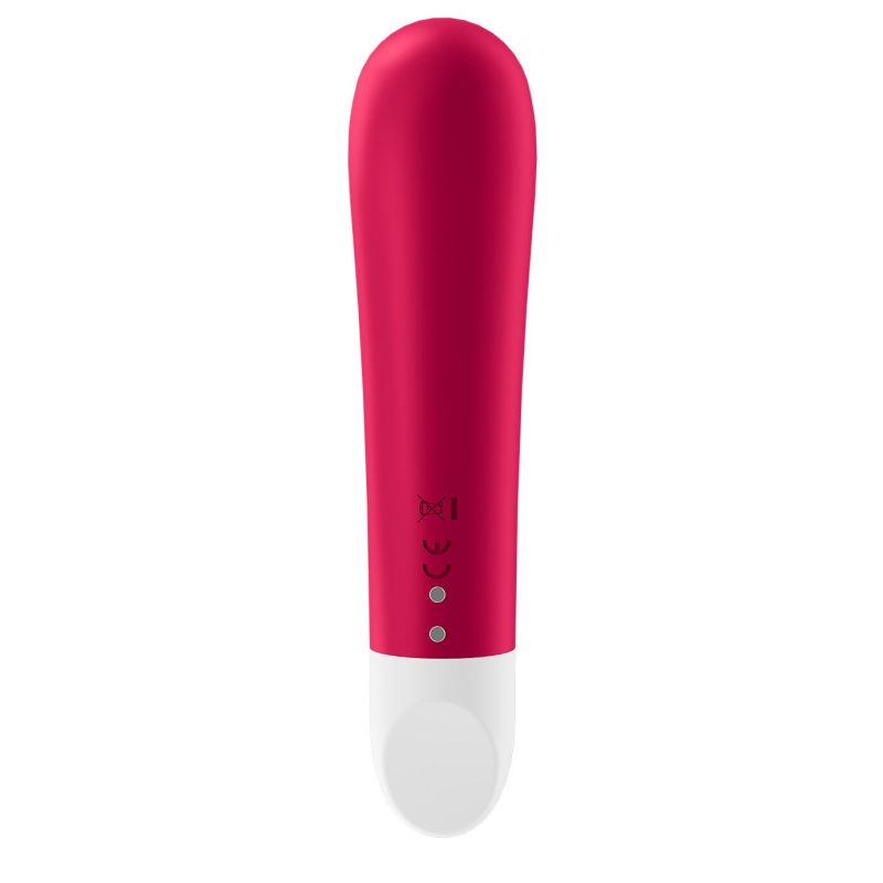 Вібропуля – Satisfyer Ultra Power Bullet 1 Red – тревел-формат, 5 режимів інтенсивності, 7 ритмів, водостійкість
