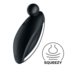 Зовнішній вібратор – Satisfyer Spot On 2 Black – гнучкий відросток, 12 режимів