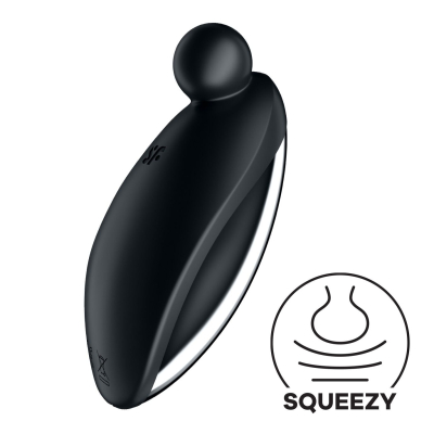 Зовнішній вібратор – Satisfyer Spot On 2 Black – гнучкий відросток, 12 режимів