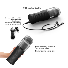 Автоматичний мастурбатор на присосці Dorcel THRUST BLOW + голосовий супровід