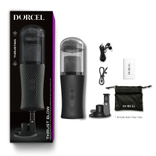 Автоматический мастурбатор на присоске Dorcel THRUST BLOW + голосовой сопровождение