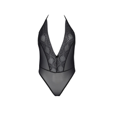 Боді Passion DROSERA BODY Чорний, L/XL, високі вирізи, верх на зав’язках