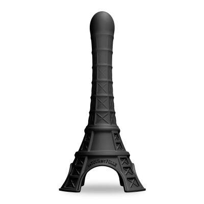 Дилдо у формі Ейфелевої вежі La Tour Est Folle Paris Black – довжина 22 см, чорний