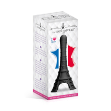 Дилдо у формі Ейфелевої вежі La Tour Est Folle Paris Black – довжина 22 см, чорний