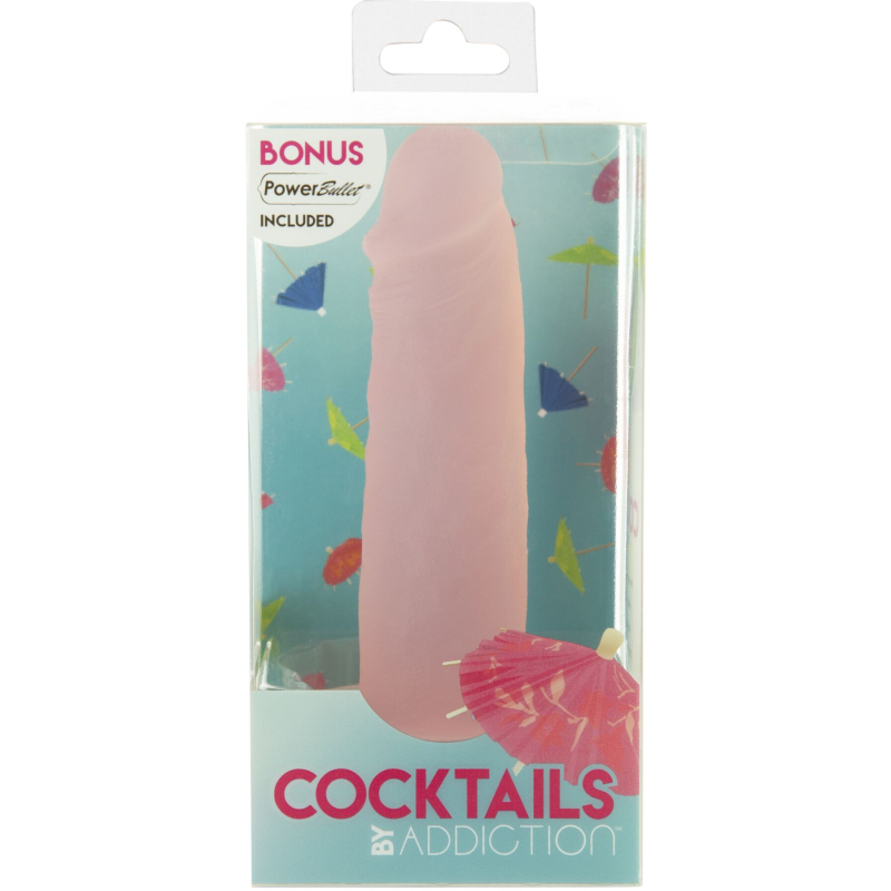 Фаллоимитатор на присоске Cocktails by Addiction – Peach Bellini, длина 16 см