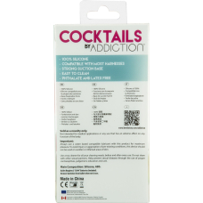Фаллоимитатор на присоске Cocktails by Addiction – Peach Bellini, длина 16 см