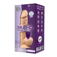 Фалоімітатор з вібрацією SilexD Norman Vibro Flesh (Model 1), діам. 5 см, довжина 21.5 см