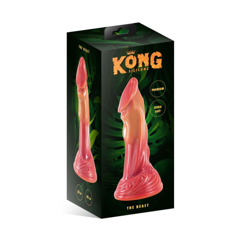 Фентезійний фалоімітатор Kong Silicone The Beast, довжина 20 см