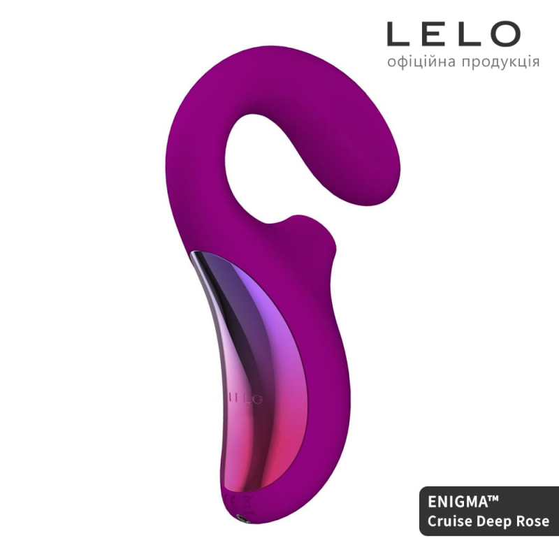 Кліторально-вагінальний звуковий стимулятор – LELO Enigma Cruise Deep Rose