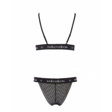 Комплект білизни Passion Exclusive GLAMISS SET L/XL, чорний колір