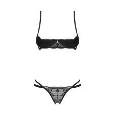 Комплект Obsessive Nutris 2–pcs crotchless set XS/S