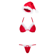 Комплект Obsessive Santastic 3–pcs set S/M