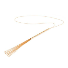 Ланцюжок–батіг на шию Bijoux Indiscrets MAGNIFIQUE Necklace Whip – Золотистий, прикраса для тіла