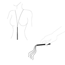 Ланцюжок–батіг на шию Bijoux Indiscrets MAGNIFIQUE Necklace Whip – Золотистий, прикраса для тіла