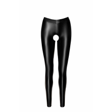 Легінси Noir Handmade F304 Taboo wetlook leggings with open crotch and bum – S