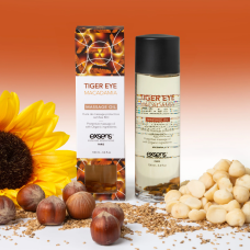 Масажна олія EXSENS Tiger Eye Macadamia (захист з тигровим оком) 100 мл, натуральна