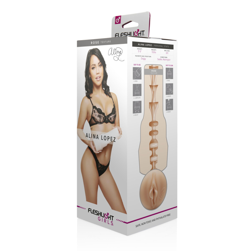 Мастурбатор зі зліпка вагіни Alina Lopez Rose – Fleshlight Girls
