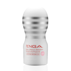 Мастурбатор з вакуумною стимуляцією пеніса Tenga Deep Throat Cup Gentle
