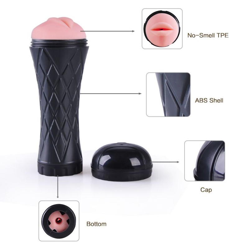 Мастурбатор у колбі ротик – Men Powerup Passion Cup Mouth