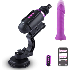 Міні секс-машина – Hismith Mini Capsule Sex-Machine з потужною присоскою, 370 об/хв