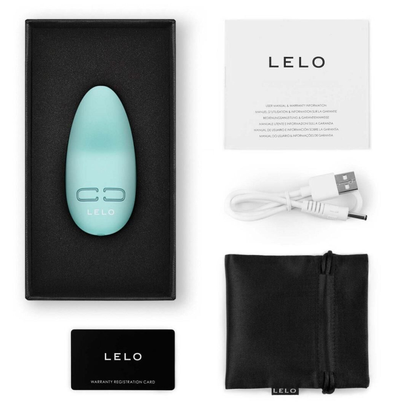 Міні вібратор для клітора – LELO Lily 3 Polar Green – 10 потужних режимів, повний водозахист