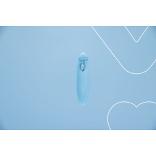 Мини вибратор-вибропуля – FairyGasm PleasureArrow Blue – рельефная поверхность, 9 режимов