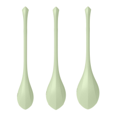 Набір йоні намистин Satisfyer Yoni Power 2 Light Green, диаметр 2-2,5-3см, вес 22-44-73гр