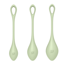 Набір йоні намистин Satisfyer Yoni Power 2 Light Green, диаметр 2-2,5-3см, вес 22-44-73гр