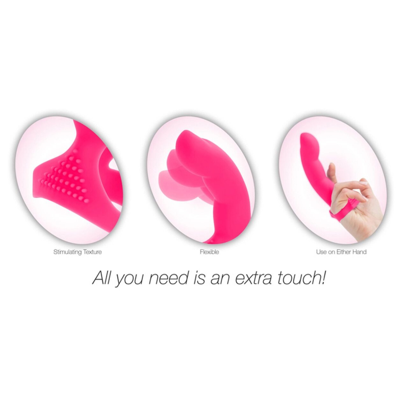 Насадка на палець Simple&True Extra Touch Finger Dong Pink, довжина 15.2 см