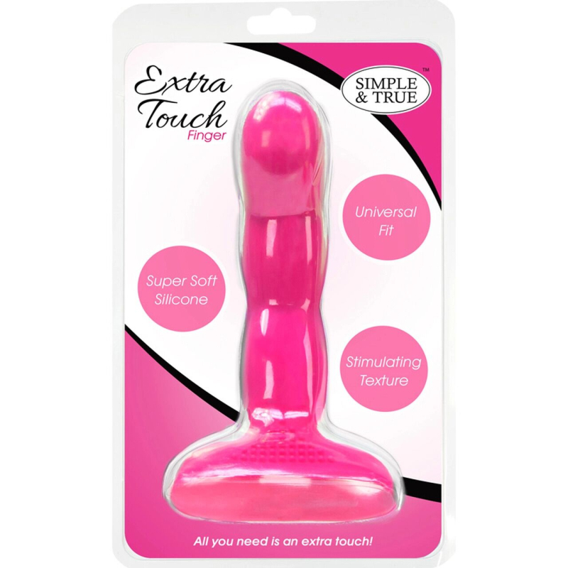 Насадка на палець Simple&True Extra Touch Finger Dong Pink, довжина 15.2 см