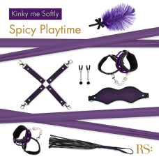 Подарунковий набір для BDSM RIANNE S – Kinky Me Softly Purple: 8 предметів для задоволення