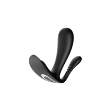 Подвійний смарт-вібратор у трусики – Satisfyer Top Secret+ Black – для кліторальної, вагінальної й анальної стимуляції