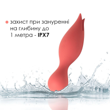 Подвійний вібратор для точки G та з язичками для клітора Svakom Siren Coral – 25 вібро-режимів