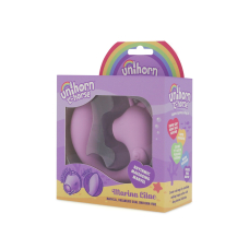Двойной вибратор единорога с вагинально-клиторальной стимуляцией - Unicorn C Horse Marina Lilac, бузкового цвета