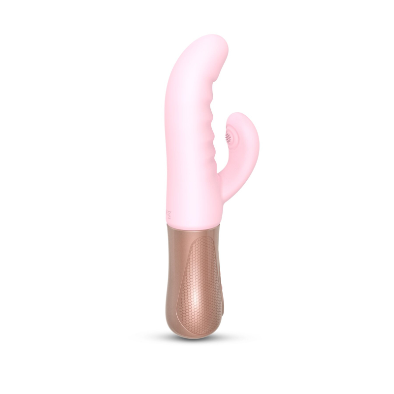 Подвійний вібратор-пульсатор кролик – Love To Love Sassy Bunny Baby Pink – 6 пульсацій відростка + 7 стовбура