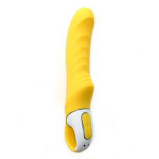 Мощный вибратор Satisfyer Vibes Yummy Sunshine – гибкий ствол для точки G и стимулирующий рельеф, 12 режимов