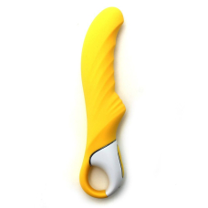 Мощный вибратор Satisfyer Vibes Yummy Sunshine – гибкий ствол для точки G и стимулирующий рельеф, 12 режимов