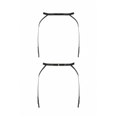 Пояс–стрепи з підв'язками для панчох Passion Exclusive MEGGY GARTER BELT S/M, чорний колір