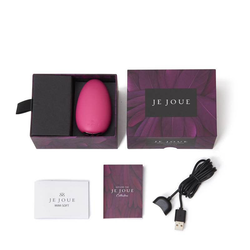 Преміум вібромасажер – Je Joue Mimi Soft Fuchsia – м’який кінчик, 5 швидкостей + 7 ритмів