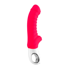 Ребристий вібратор для точки G – Fun Factory TIGER India Red – ребристий, 6 швидкостей + 6 режимів
