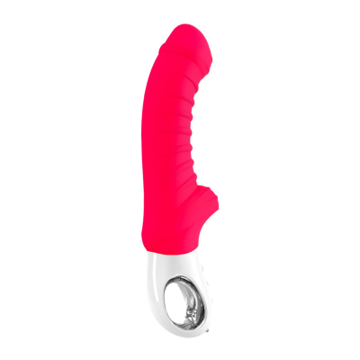 Ребристий вібратор для точки G – Fun Factory TIGER India Red – ребристий, 6 швидкостей + 6 режимів