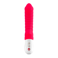 Ребристий вібратор для точки G – Fun Factory TIGER India Red – ребристий, 6 швидкостей + 6 режимів
