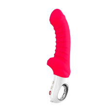 Ребристий вібратор для точки G – Fun Factory TIGER India Red – ребристий, 6 швидкостей + 6 режимів