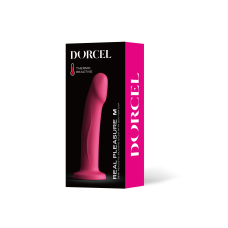 Розовый фаллоимитатор на присоске – Dorcel Real Pleasure M Magenta - длина 17.5 см
