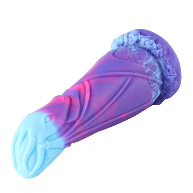 Силіконовий дилдо Hismith Silicone HSA139, Monster Series, довжина 19 см