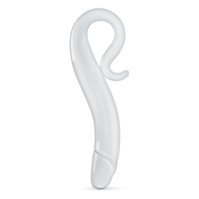 Скляний дилдо Gildo Glass Dildo No. 14, реалістична головка, довжина 18 см