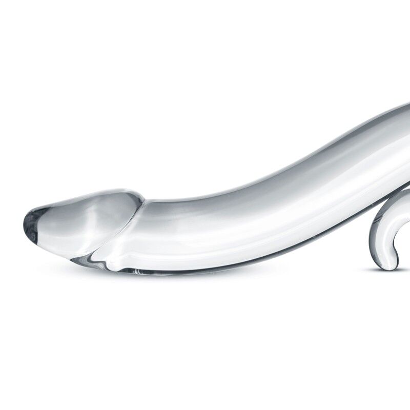 Стеклянный дилдо Gildo Glass Dildo No. 14, реалистичная головка, длина 18 см