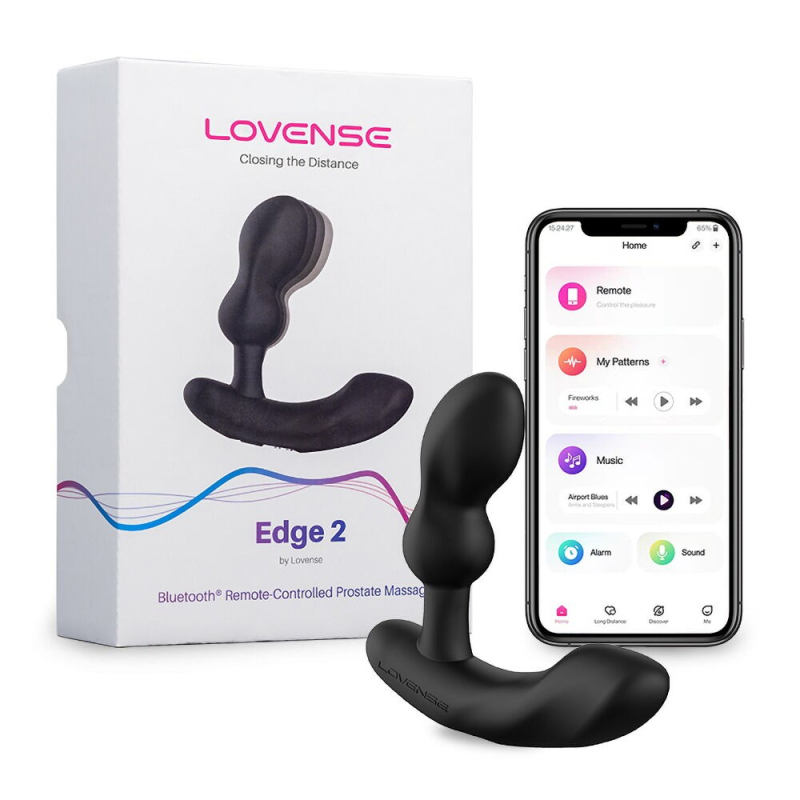 Смарт-массажер простаты Lovense Edge 2 с управлением через приложение
