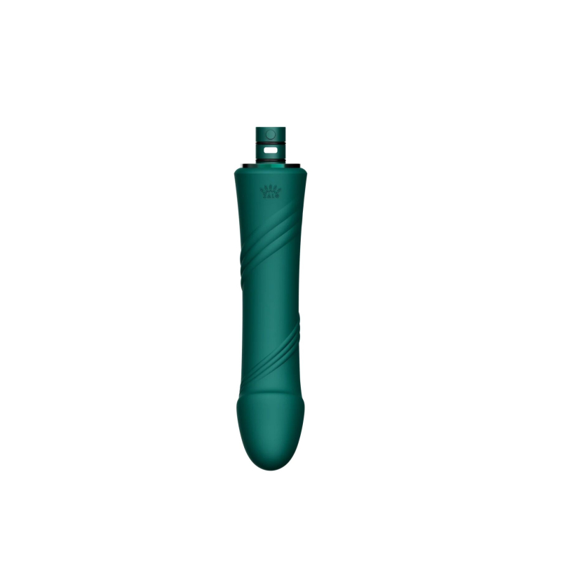 Смарт секс-машина з кристалом Swarovski – Zalo Sesh Turquoise Green – 2 насадки, керування з телефона