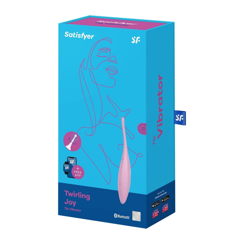 Смарт-вібратор для клітора – Satisfyer Twirling Joy Pink – цілеспрямована стимуляція будь-яких чутливих зон
